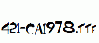fonts 421-CAI978.ttf