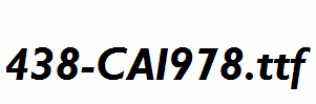 fonts 438-CAI978.ttf