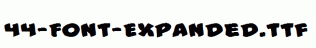 fonts 44-Font-Expanded.ttf