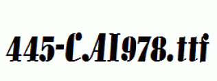 fonts 445-CAI978.ttf