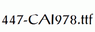 fonts 447-CAI978.ttf