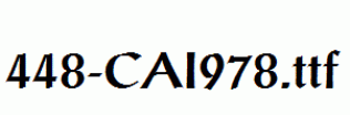 fonts 448-CAI978.ttf