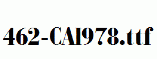 fonts 462-CAI978.ttf