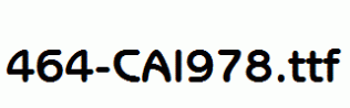 fonts 464-CAI978.ttf