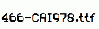 fonts 466-CAI978.ttf