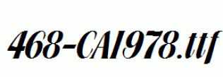 fonts 468-CAI978.ttf