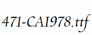 fonts 471-CAI978.ttf