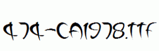 fonts 474-CAI978.ttf