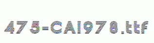 fonts 475-CAI978.ttf