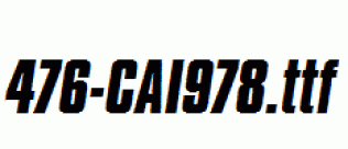 fonts 476-CAI978.ttf