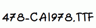 fonts 478-CAI978.ttf