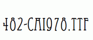 fonts 482-CAI978.ttf