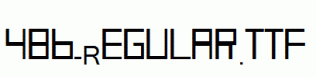 fonts 486-Regular.ttf