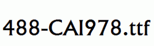 fonts 488-CAI978.ttf