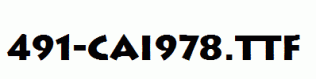 fonts 491-CAI978.ttf