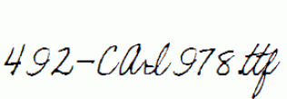 fonts 492-CAI978.ttf