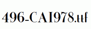 fonts 496-CAI978.ttf