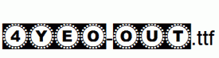 fonts 4YEO-OUT.ttf