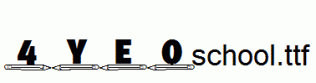 fonts 4YEOschool.ttf