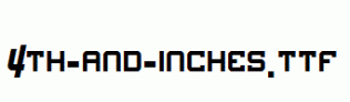 fonts 4th-and-Inches.ttf