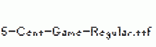 fonts 5-Cent-Game-Regular.ttf
