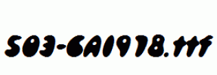 fonts 503-CAI978.ttf