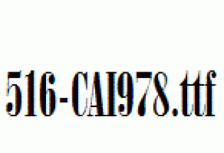 fonts 516-CAI978.ttf