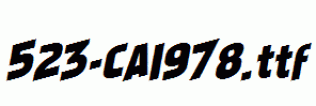 fonts 523-CAI978.ttf