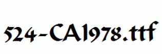 fonts 524-CAI978.ttf