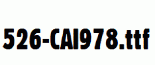 fonts 526-CAI978.ttf
