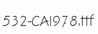 fonts 532-CAI978.ttf