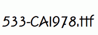 fonts 533-CAI978.ttf