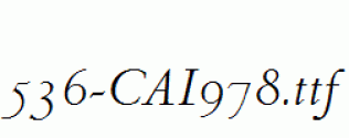 fonts 536-CAI978.ttf
