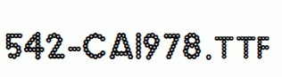 fonts 542-CAI978.ttf