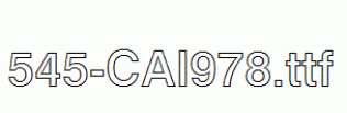 fonts 545-CAI978.ttf