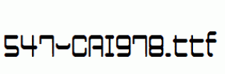 fonts 547-CAI978.ttf