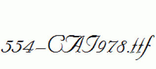 fonts 554-CAI978.ttf