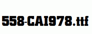 fonts 558-CAI978.ttf