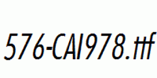 fonts 576-CAI978.ttf