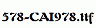 fonts 578-CAI978.ttf