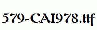 fonts 579-CAI978.ttf