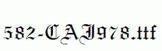 fonts 582-CAI978.ttf