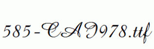 fonts 585-CAI978.ttf