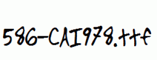 fonts 586-CAI978.ttf