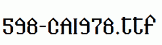 fonts 598-CAI978.ttf