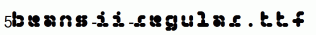 fonts 5Beans-II-Regular.ttf