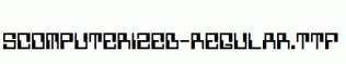 fonts 5Computerized-Regular.ttf
