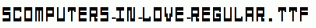 fonts 5Computers-In-Love-Regular.ttf