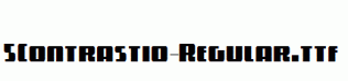 fonts 5Contrastio-Regular.ttf
