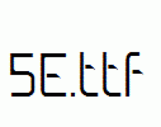 fonts 5E.ttf